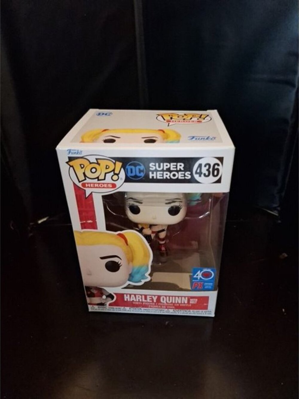 Funko Pop! DC Super Heroes – Harley Quinn #436 PX Previews Exclusive – 40 Years